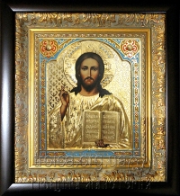 Икона "Спаситель" (позолота)