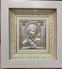 Ікона Богородиці "Казанська" (сріблення)