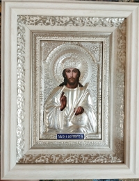 Ікона "Господь Вседержитель" (сріблення)